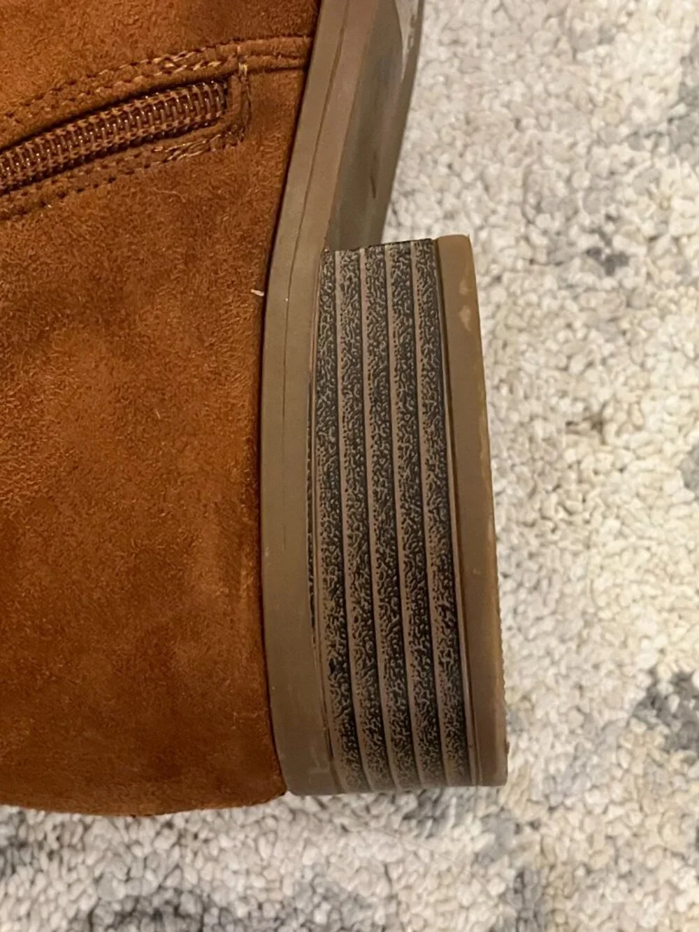 Torrid Cognac Brown Faux Suede Over The Knee Wide Calf Boots ~ Women's 11.5 WW